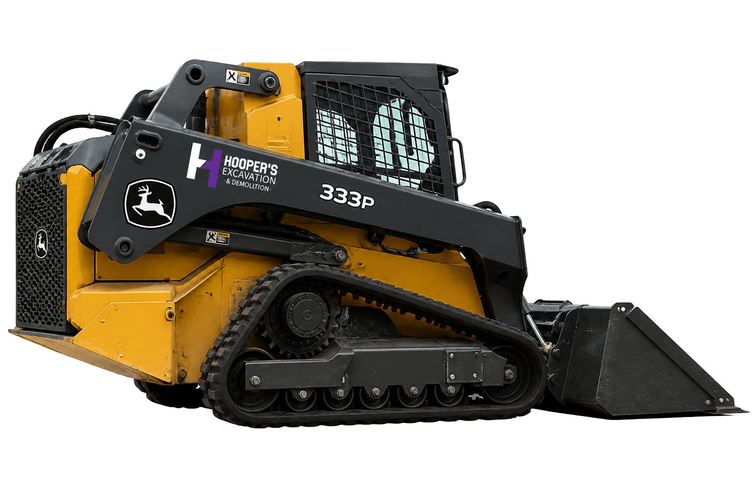 John Deere 333 P-Tier compact track loader