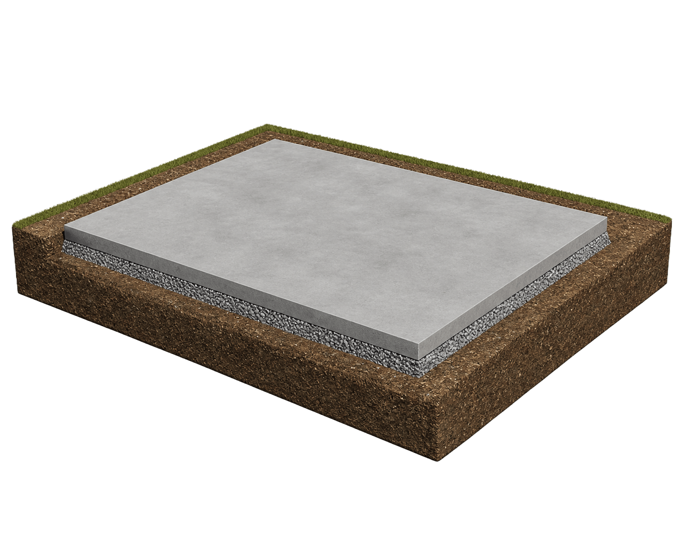 Building Pad Construction illustration