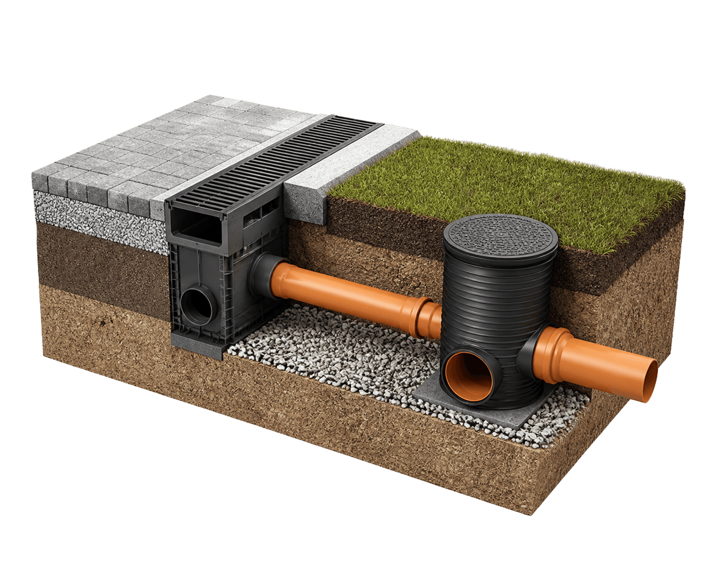 Drainage Installation illustration
