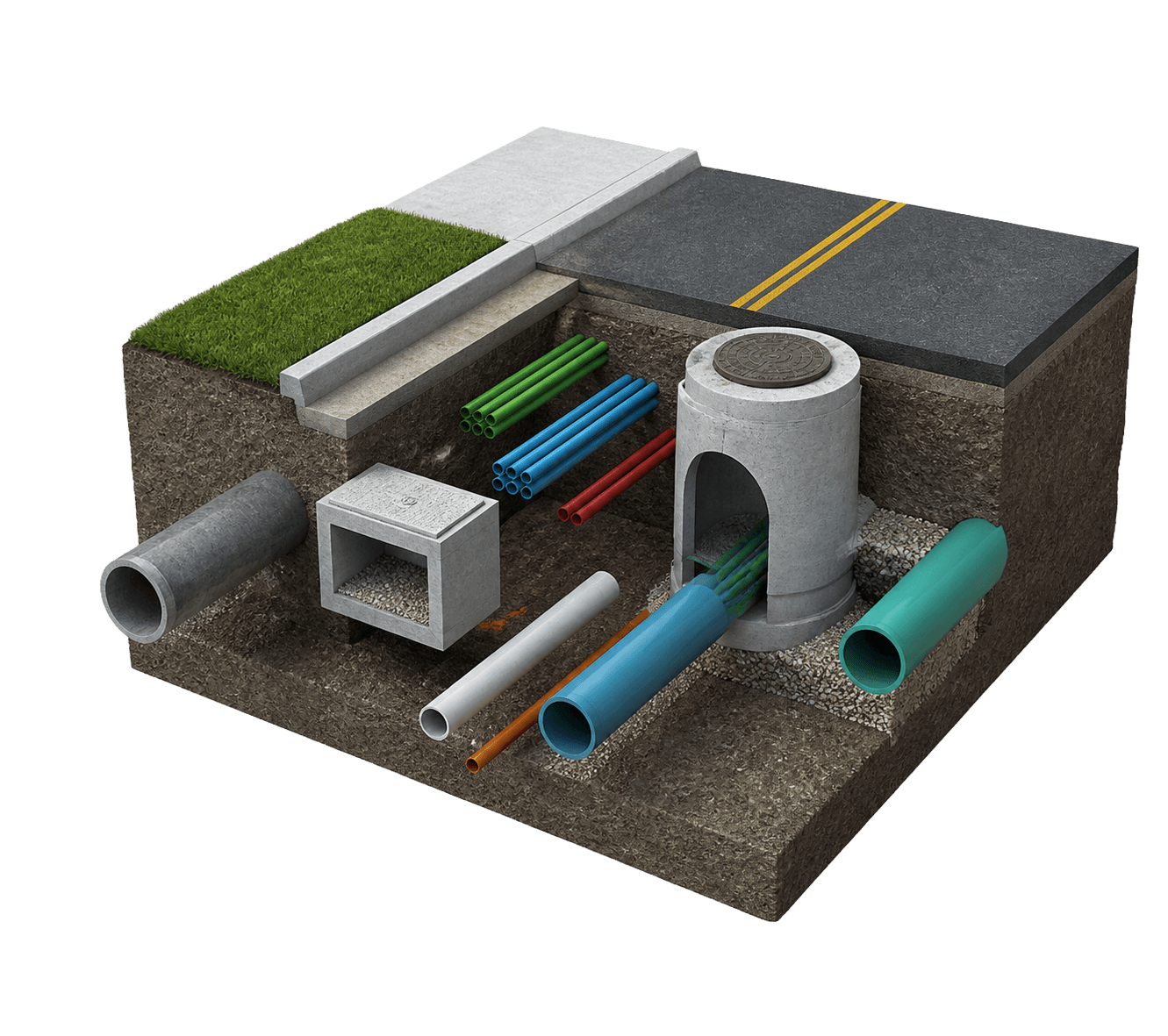 Utility Installation illustration